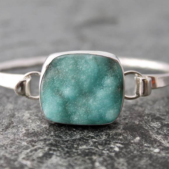 Hemimorphite Cuff by the Spiral River