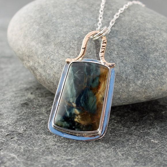 Morrisonite Jasper Necklace by the Spiral River